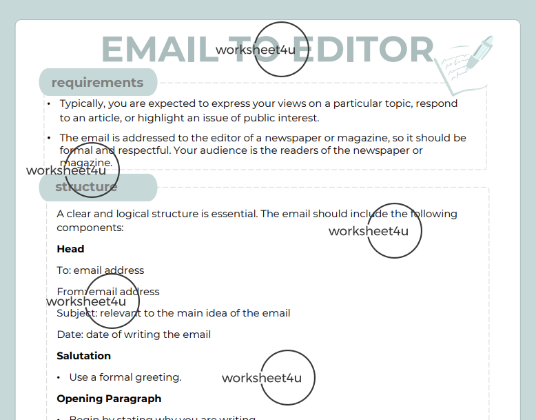 Email to the Editor
