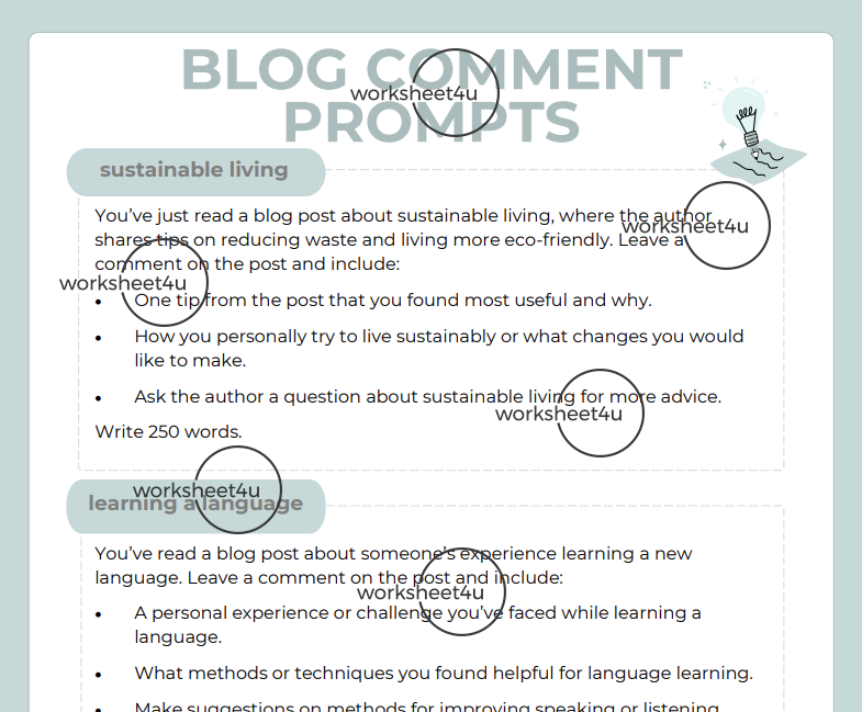 Blog Comment Bundle