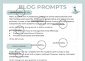 Blog Pompts