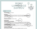 Body Language Improv