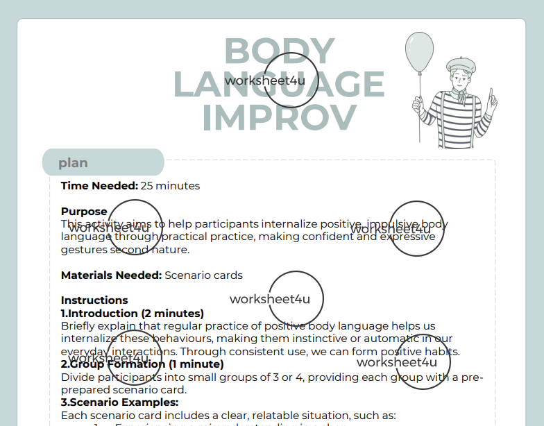 Body Language Improv