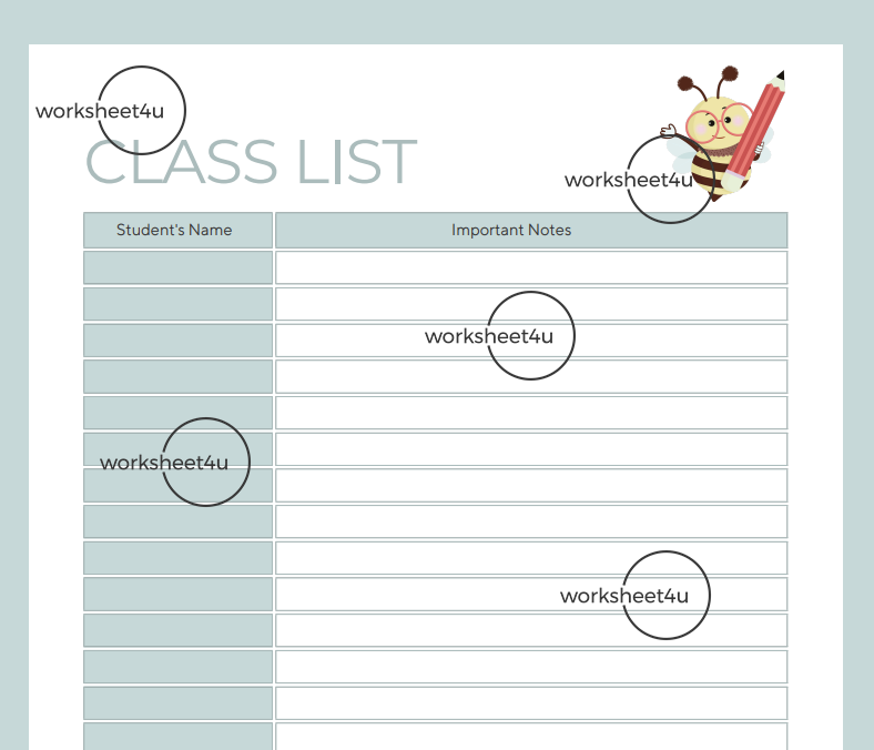Class List