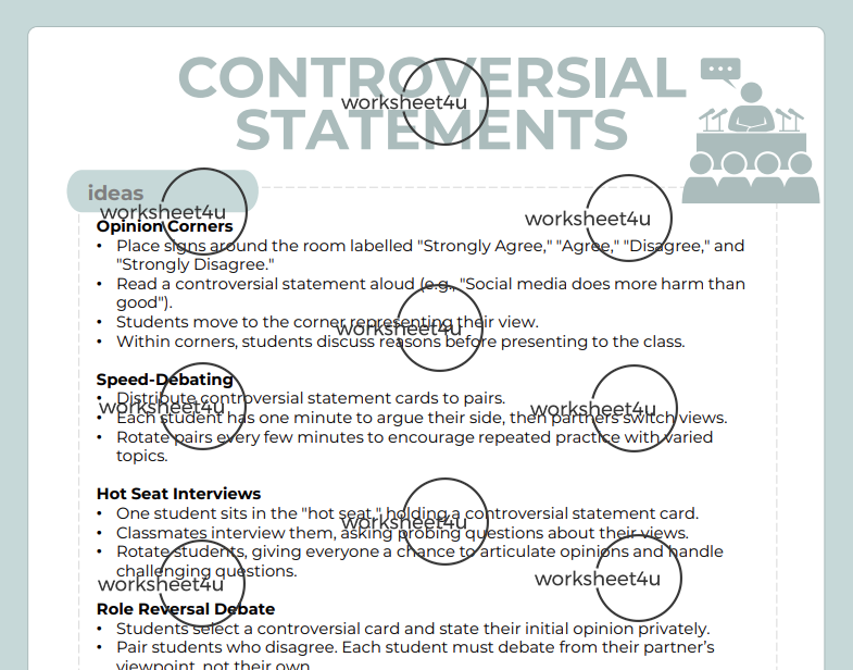 Controversial Statements