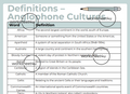 Vocabulary Definitions Bundle