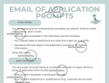 Email of Application Prompts