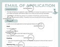 Email of Application
