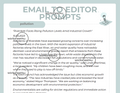 Email to the Editor Prompts