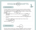 Essay Prompts