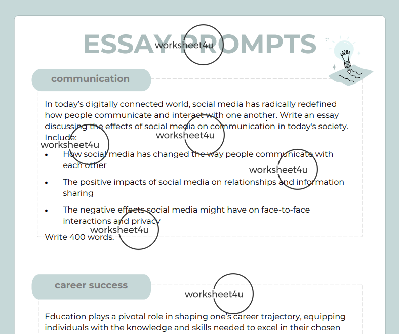 Essay Bundle