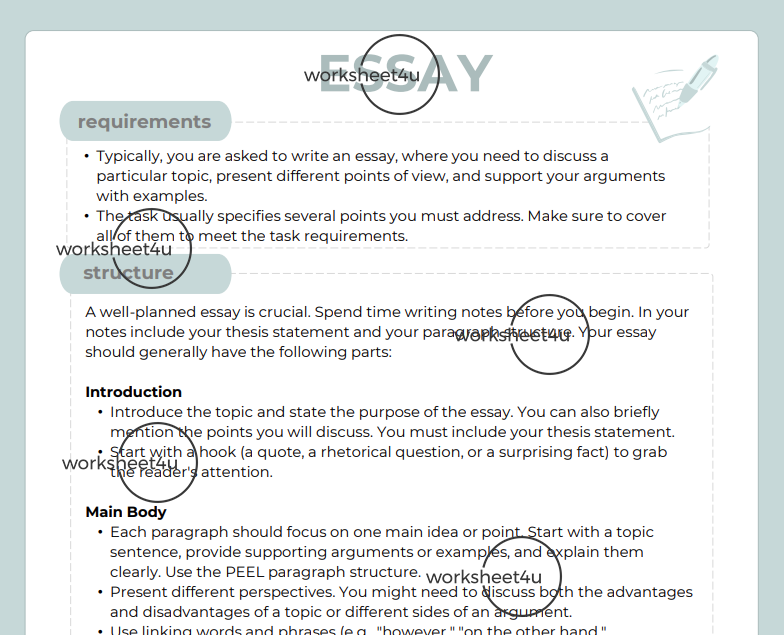 Essay Bundle