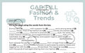 Gap-Fill Fashion and Trends