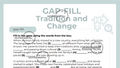 Gap-Fill Tradition and Change