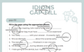 Idioms Gap-Fill