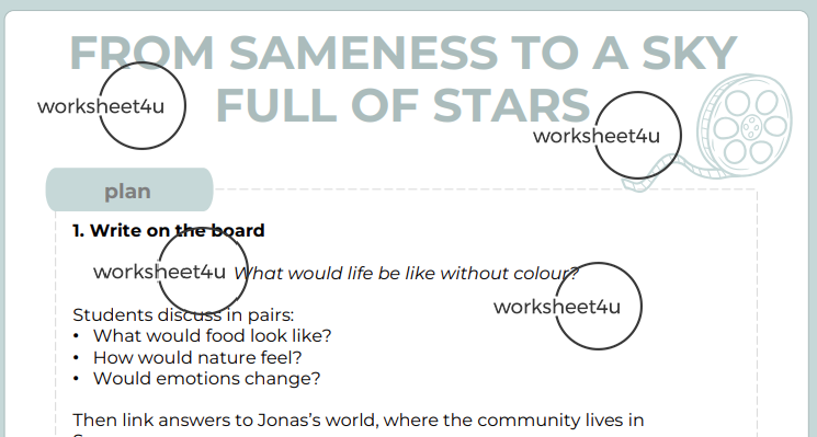 Creative Prompts based on The Giver: From Sameness to a Sky Full of Stars