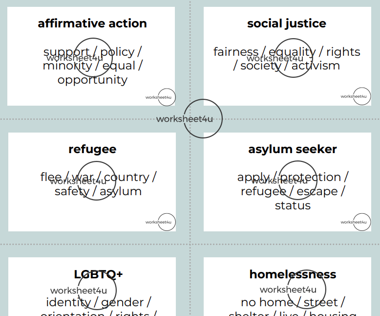 Don't Say! - Social Groups and Minorities