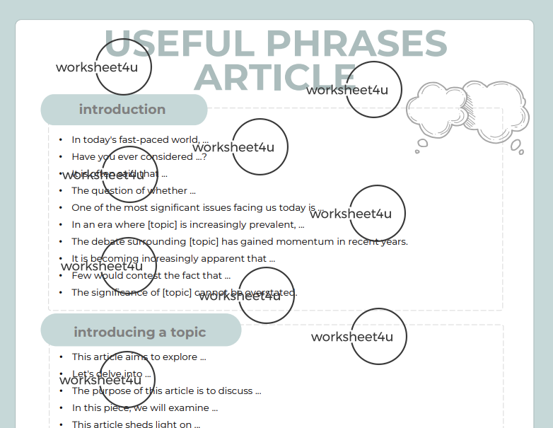 Article Writing Bundle