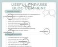 Useful Phrases Blog Comment