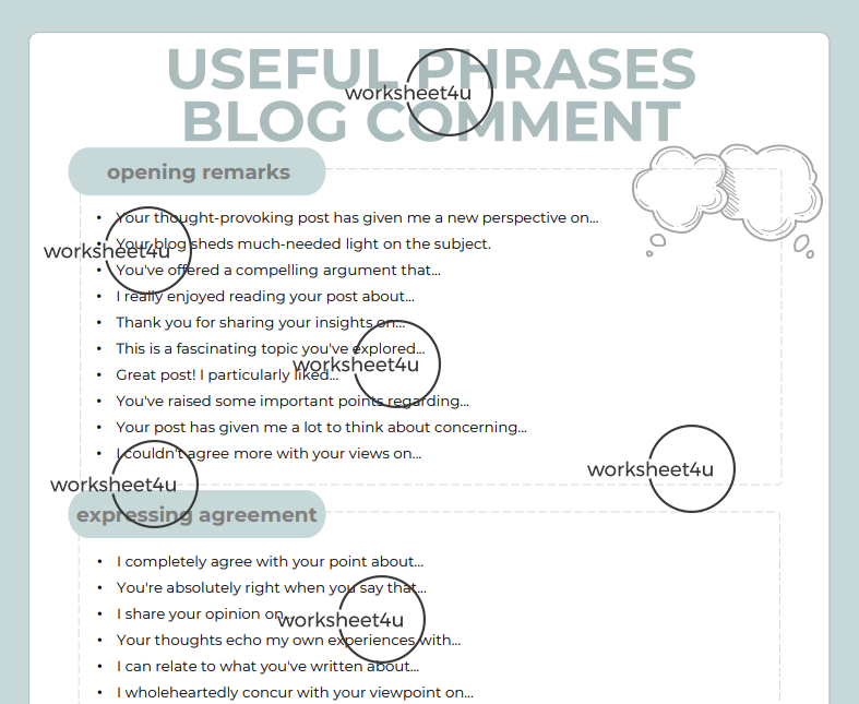 Blog Comment Bundle