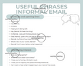 Useful Phrases Informal Email