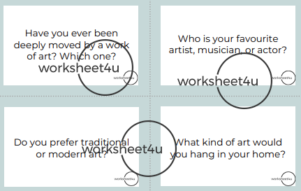 Conversation Questions – Arts and Culture