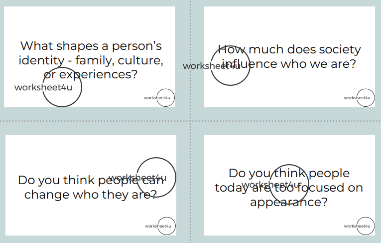 Conversation Questions – The Individual and Society