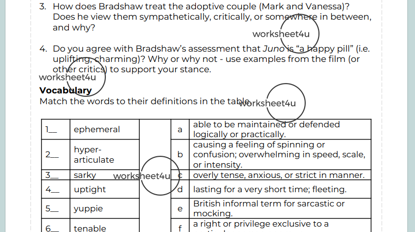 Creative Prompts Based on the Film Juno