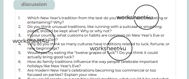 Grapes, Plates & Suitcases – New Year’s Traditions