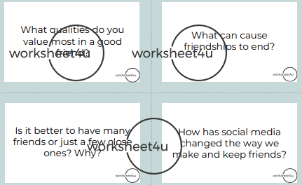 Conversation Questions – Relationships