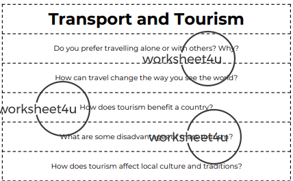 Conversation Questions – Transport and Tourism