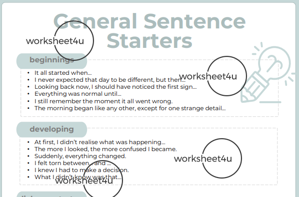 Creative Writing Prompts